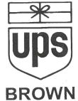 ups BROWN - לוגו סימן מסחר