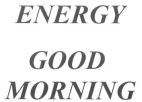 ENERGY GOOD MORNING - לוגו סימן מסחר