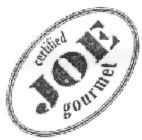 JOE certified gourmet - לוגו סימן מסחר