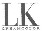 LK CREAMCOLOR - לוגו סימן מסחר רשום