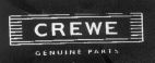 CREWE GENUINE PARTS - לוגו סימן מסחר רשום