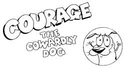 COURAGE THE COWARDLY DOG - לוגו סימן מסחר רשום