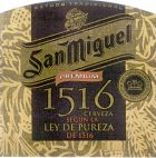 SAN MIGUEL premium 1516 cerveza - לוגו סימן מסחר