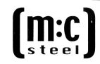 m:c steel - לוגו סימן מסחר רשום