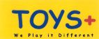 TOYS + WE PLAY IT DIFFERENT - לוגו סימן מסחר