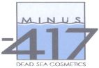 MINUS 417 DEAD SEA COSMETICS - לוגו סימן מסחר