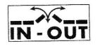 IN-OUT - לוגו סימן מסחר