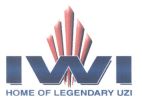 IWI HOME OF LEGENDARY UZI - לוגו סימן מסחר רשום