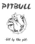 PITBULL bit by the pit - לוגו סימן מסחר