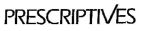 PRESCRIPTIVES - לוגו סימן מסחר