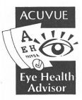 ACUVUE EYE HEALTH ADVISOR - לוגו סימן מסחר רשום
