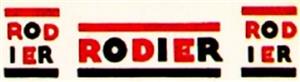 RODIER RODIER RODIER - לוגו סימן מסחר