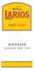 LARIOS DRY GIN - לוגו סימן מסחר