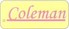 COLEMAN - לוגו סימן מסחר