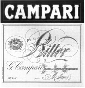 CAMPARI BITTER CAMPARI FRATELLI CAMPARI SUCCESSORI MILANO ITALYI - לוגו סימן מסחר