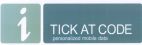 I TICK AT CODE personalized mobile data - לוגו סימן מסחר