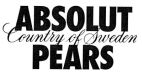 ABSOLUT PEARS Country of Sweden - לוגו סימן מסחר רשום