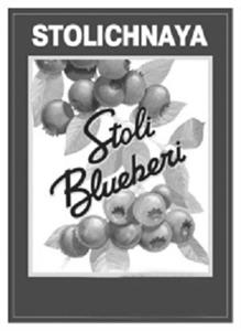 STOLICHNAYA STOLI BLUEBERI - לוגו סימן מסחר