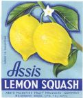 ASSIS LEMON SQUASH - לוגו סימן מסחר