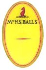 MRS H.S. BALL'S - לוגו סימן מסחר רשום