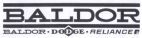 BALDOR DODGE RELIANCE - לוגו סימן מסחר רשום