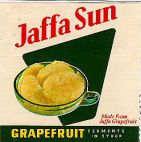 JAFFA SUN  GRAPEFRUIT - לוגו סימן מסחר