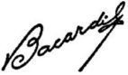 BACARDI - לוגו סימן מסחר רשום
