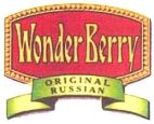 WONDER BERRY ORIGINAL RUSSIAN - לוגו סימן מסחר רשום