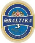 BALTIKA 3 product or Russia - לוגו סימן מסחר רשום