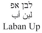 לבן אפ - לוגו סימן מסחר רשום