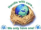 HANDLE WITH CARE WE ONLY HAVE ONE - לוגו סימן מסחר רשום