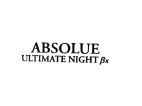 ABSOLUE ULTIMATE NIGHT bX - לוגו סימן מסחר