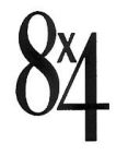 8 X 4 - לוגו סימן מסחר רשום