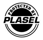 PROTECTED BY PLASEL - לוגו סימן מסחר