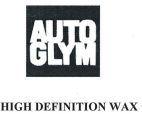 AUTO GLYM HIGH DEFINITION WAX - לוגו סימן מסחר