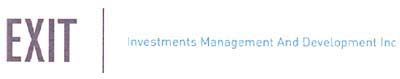 EXIT Investments Management And Development Inc - לוגו סימן מסחר