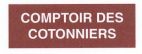 COMPTOIR DES COTONNIERS - לוגו סימן מסחר רשום