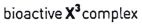 bioactive x3 complex - לוגו סימן מסחר