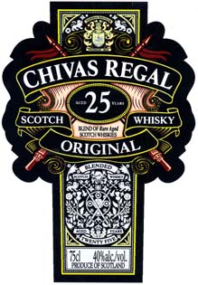 CHIVAS REGAL 25 SCOTCH ORIGINAL WHISKY - לוגו סימן מסחר רשום