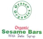 ORASCO ORGANIC SESAME BARS WITH DATE SYRUP - לוגו סימן מסחר