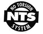 NO TORSION NTS SYSTEM - לוגו סימן מסחר רשום