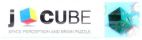 J CUBE SPACE PERCEPTION AND BRAIN PUZZLE - לוגו סימן מסחר