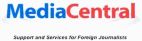MediaCentral Support and Services for Foregin Journalists - לוגו סימן מסחר רשום