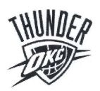 THUNDER OKC - לוגו סימן מסחר רשום