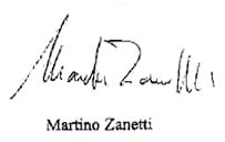 MARTINO ZANETTI - לוגו סימן מסחר
