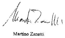 Martino Zanetti - לוגו סימן מסחר