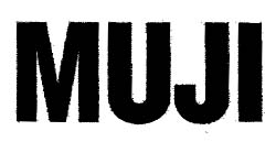 MUJI - לוגו סימן מסחר