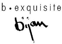 b exquisite bijan - לוגו סימן מסחר