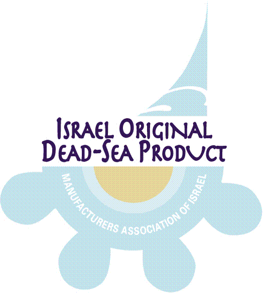 ISRAEL ORIGINAL DEAD - SEA PRODUCT   manufacturers association of israel - לוגו סימן מסחר
