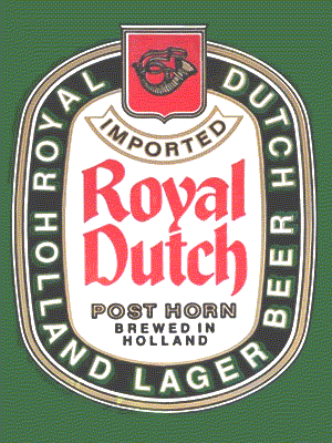 IMPORTED ROYAL DUTCH POST HORN HOLAND LAGER BEER brewed in holand - לוגו סימן מסחר רשום